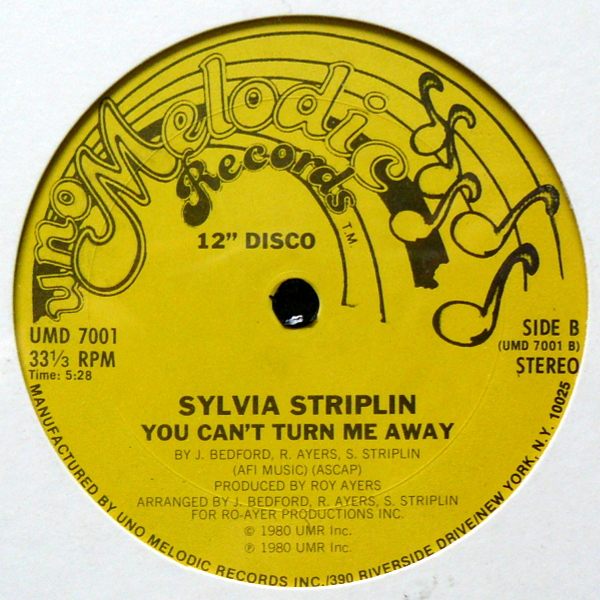 sylvia striplin - you can't turn me away